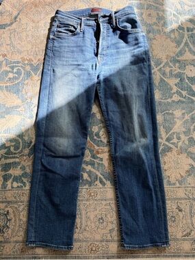 MOTHER women’s Light Blue Straight Jeans